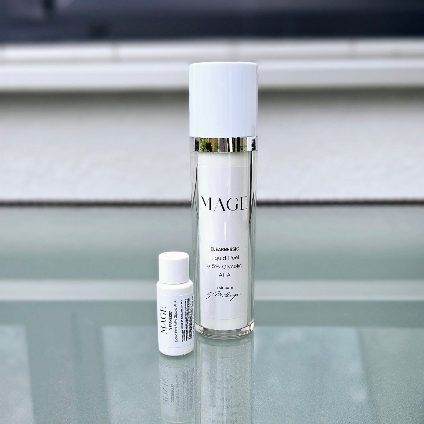 Liquid Peel 5,5% Glycolic AHA als Maske für noch mehr glatte Haut, sofort feinere Poren