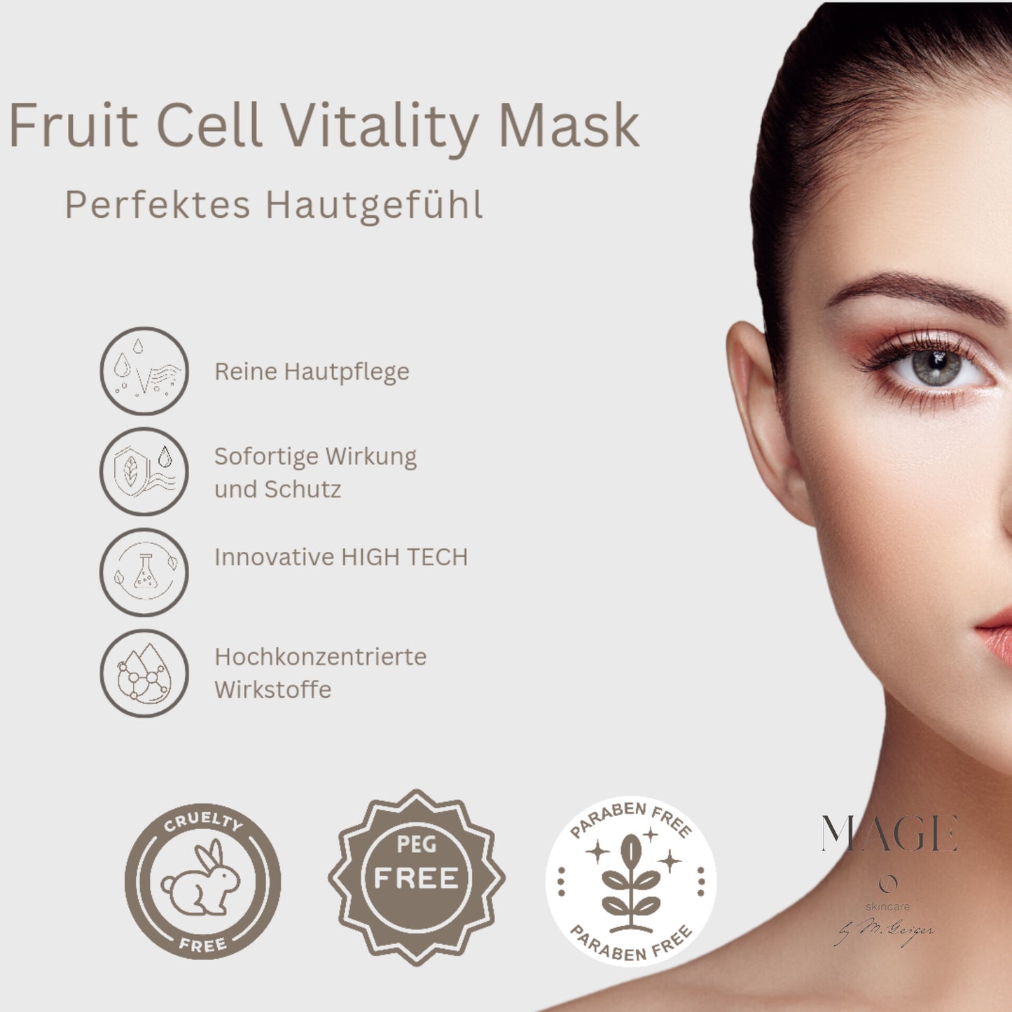 Fruit Cell Vitality Mask exklusive Vliesmaske liftet und belebt die Haut