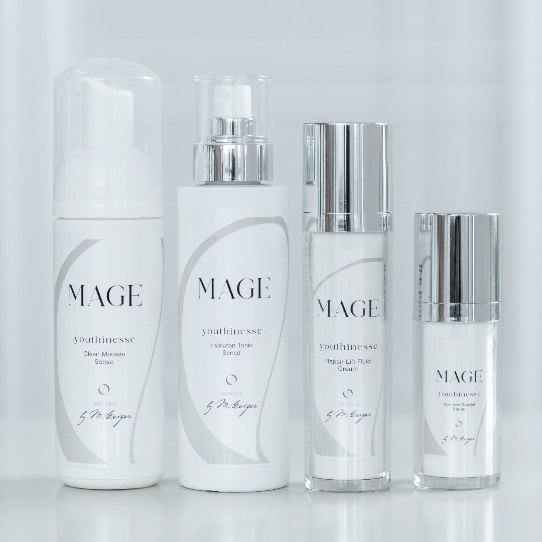 Beauty Set "TROCKENE HAUT" MAGE Skincare alles inklusive Repair für Hautzellen und gleichzeitiges Anti Aging